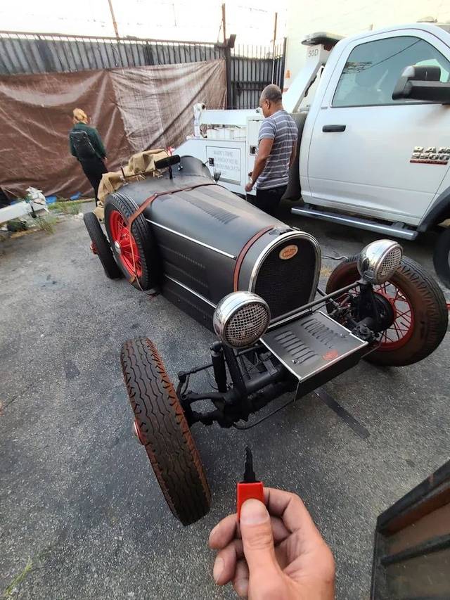 Key cut by hand for a classic Bugatti