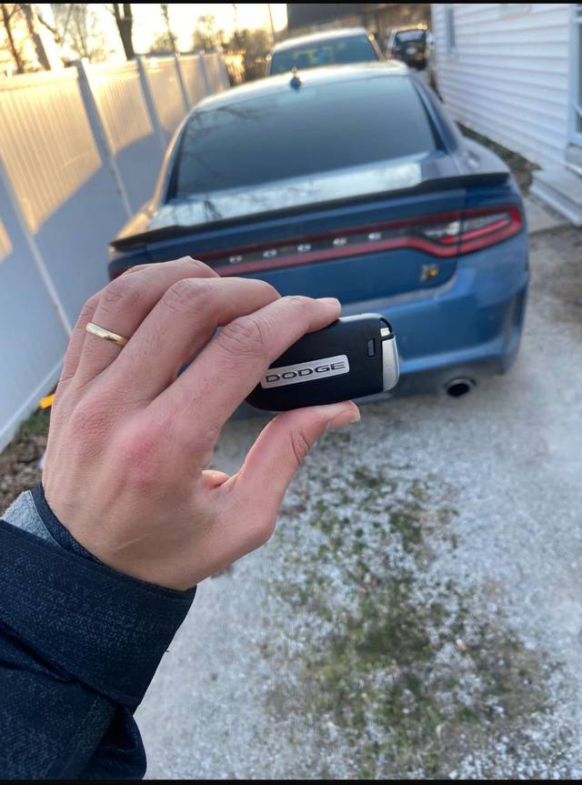 Replacement smart key fob for a Dodge Charger