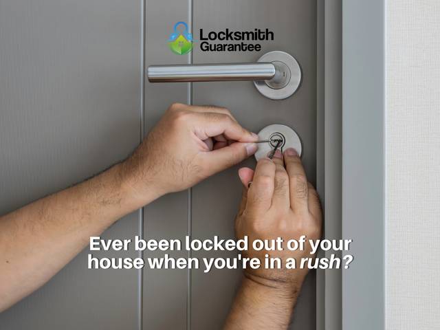 House lock being picked open rather than drilled