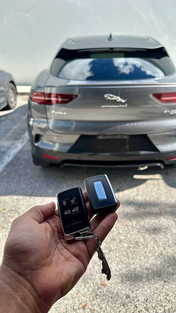 Jaguar smart key fob part-way through programming