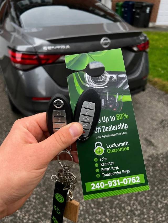 Replacement smart key for a Nissan Sentra